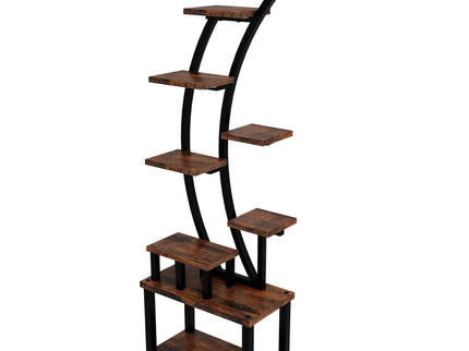 9 Tiered Indoor Plant Stand With 5 Adjustable Grow Lights