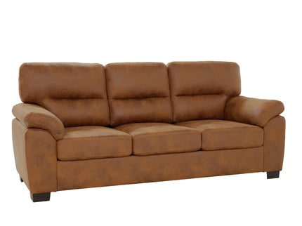 3 Seater Sofa With Padded Armrests And Triangular Leg