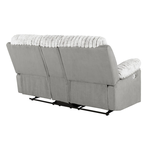 Bruni - Console Reclining Loveseat With Manual Recline
