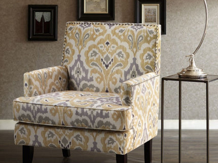 Colton - Track Arm Club Chair With Nailhead Trim