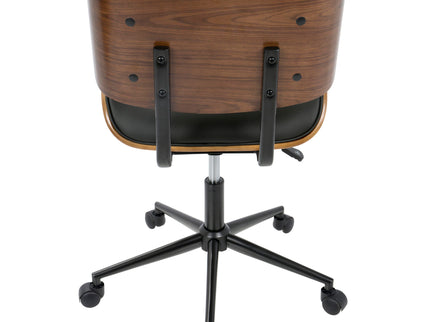 Lombardi - Mid Century Modern Adjustable Office Chair With Swivel