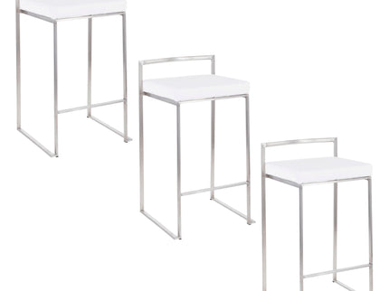 Fuji - Contemporary Elegant Stackable Counter Stool Set