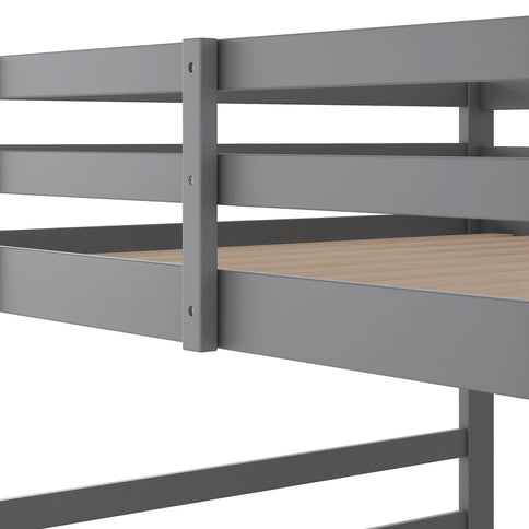 Solid Construction, Bunk Bed With Ladder