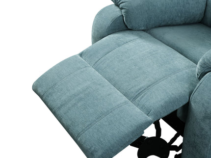 Upholstered Manual Recliner Chair With 3 Adjustable Backrest Positions
