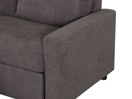 L - Shaped Convertible Sofa Bed With Storage Chaise