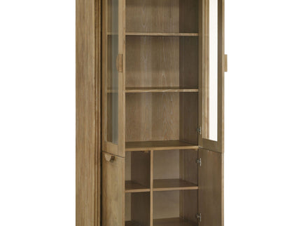 Dreydon - 4 Door Display Cabinet - Light Brown