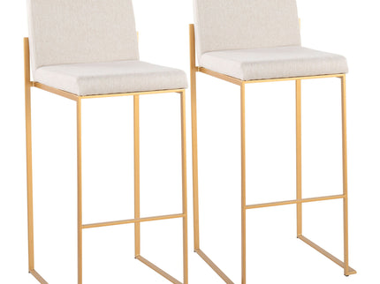 Fuji - Contemporary Design High Back Barstool