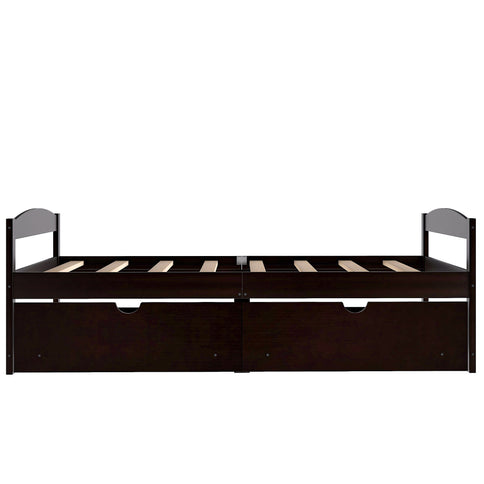 Platform Bed With 2 Drawers
