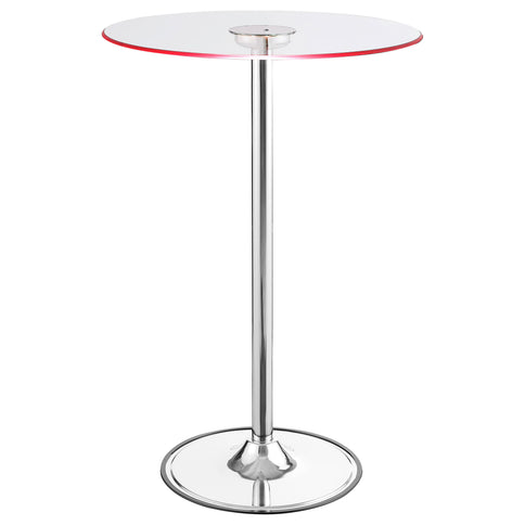 Indra - LED Bistro Table - Chrome