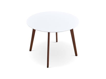 Dining Table - Brown / White