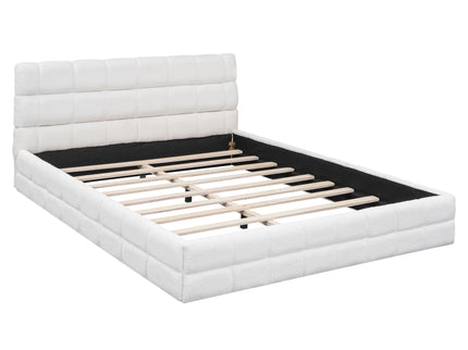 Upholstered Platform Bed With Headboard