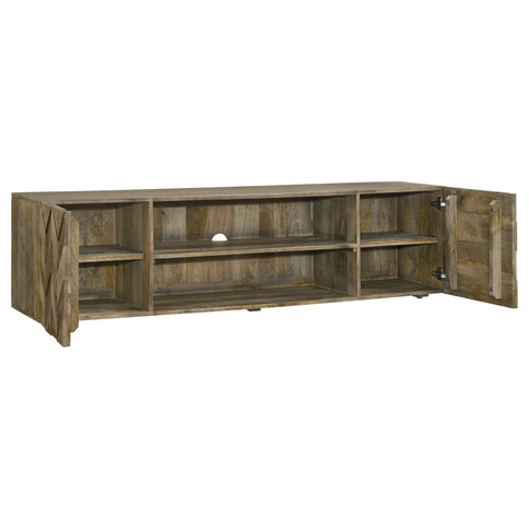 Jessie - 2 Door TV Stand - Brown