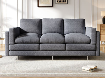 3 Seater Sofa With Dual Layer Seat Cushions
