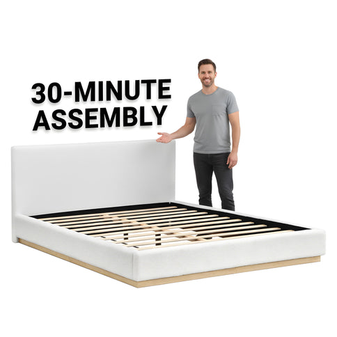 Elegant Upholstered Bed