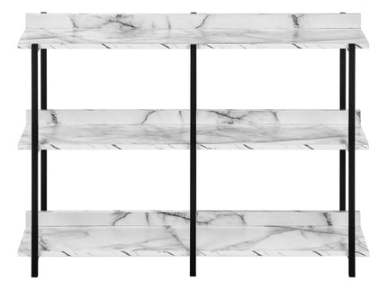 Accent Console Table For Entryway, 3 Tier Design