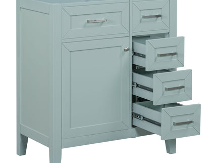 Modern Bathroom Vanity Base Only With Drawers, Freestanding Design