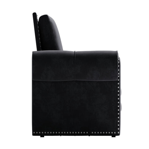 Chesterfield Sofa & Pull Out Bed