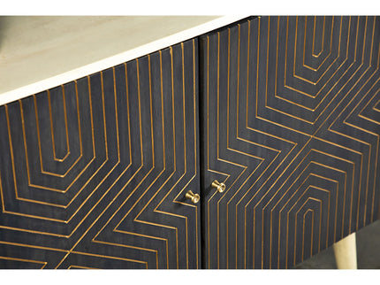 Ixora - 2 Door Cabinet - Black