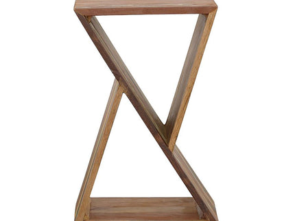 Accent Table Geometric Design - Natural