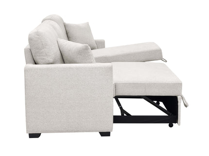 Upholstered Sectional & Pull Out Bed And Chaise Storage