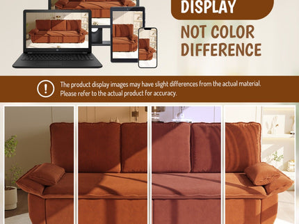King Size Pull Out Sofa Bed, 3 In 1 Convertible Multifunctional