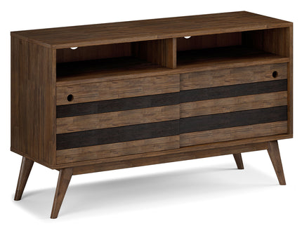 Clarkson - TV Stand - Rustic Natural Aged Brown