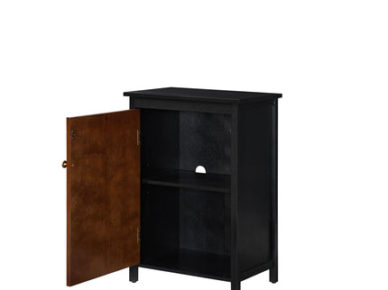 Floor Cabinet With Doors & Adjustable Shelf, Storage Cabinet For Entryway