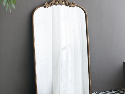 Arch Mirror, Baroque Inspired Wall Decor For Bathroom, Bedroom, Living Room