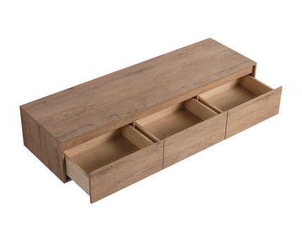 Modern Minimalist Bathroom Cabinet With Soft Close Drawers And Floating Mounting Design