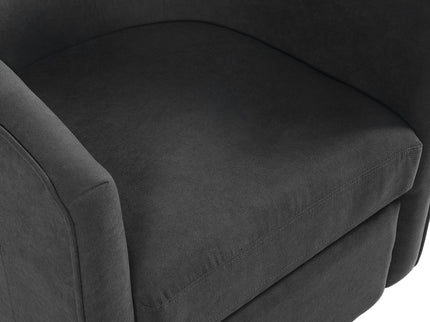 Power Lift Recliner Barrel Shape Reclining Chair With Footrest And Side Pocket