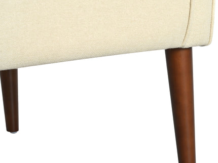 Contemporary Upholstered Club Chair With Button Tufting