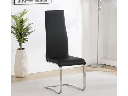 High Back Side Chairs Dining Chairs With Padded Upholstery (Set of 4)