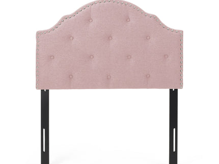 Flanner - Contemporary Fabric Upholstered Twin Headboard - Blush