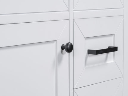 Modern Bathroom Vanity With Sink Combo, 3 Drawers, Undermount Drop-In Sink