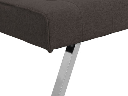 Modern Sofa Bed With Wood Frame And Stainless Legs