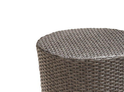 Keaton - Barrel Side Table - Gray