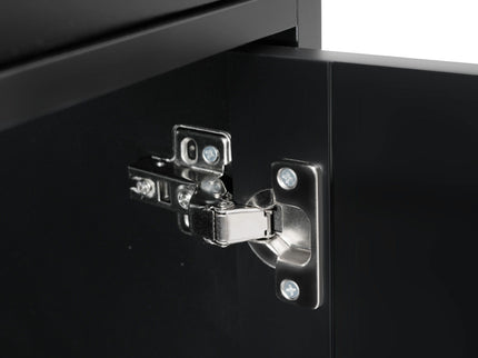 Freestanding Tall Bathroom Cabinet With Soft Close Doors And Adjustable Shelves