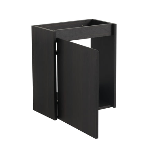 Modern Bathroom Vanity With Ceramic Basin, Wall Mounted Floating Sink Combo, Storage Cabinet