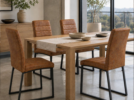 Oversized Square Design Dining Chairs For Home