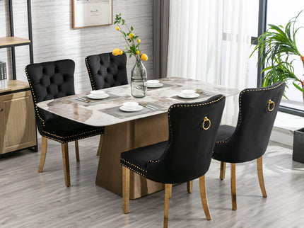 Nikki - Modern, High-End Tufted Dining Chair (Set of 2)