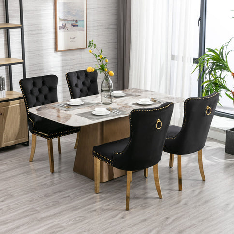 Nikki - Modern, High-End Tufted Dining Chair (Set of 2)