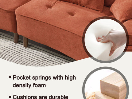 Comfortable Deep Seated Sofa With Pillows
