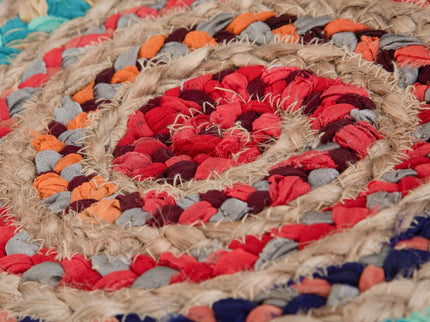 Margo - Handcrafted Round Pouf
