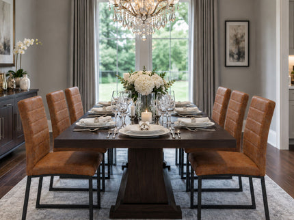 Oversized Square Design Dining Chairs For Home