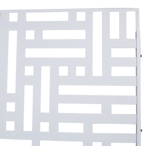 Decorative Freestanding Metal Privacy Screen For Indoor & Outdoor Use