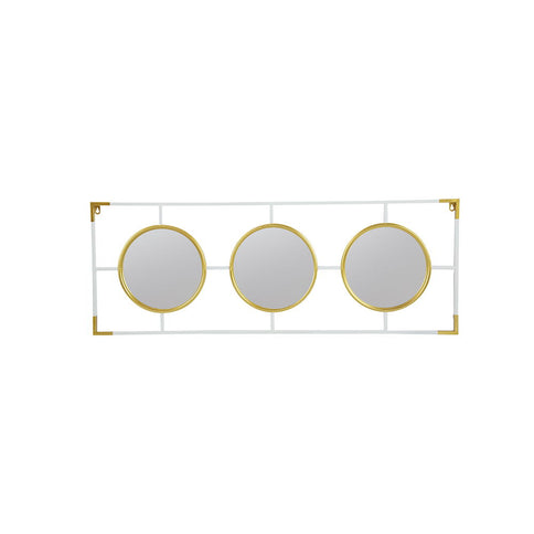 3 Mirror Piece Wall Mirror InRectangular Frame, Home Wall Decor For Bedroom Living Room