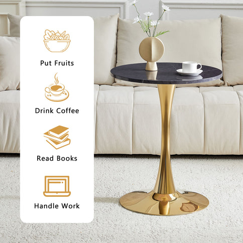 Round Dining Table With Thickened Top For Kitchen