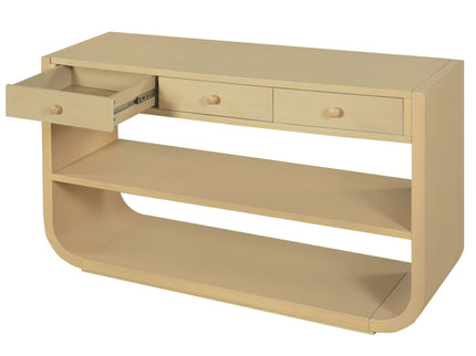 Console Table With 3 Soft Close Drawers & 2 Open Shelves