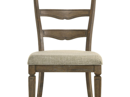Parfield - 5 Pieces Round Dining Room Set - Light Brown / Oak