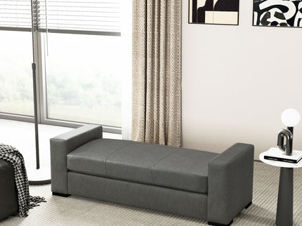 Ottoman With Unique Armrest Design For Living Spaces